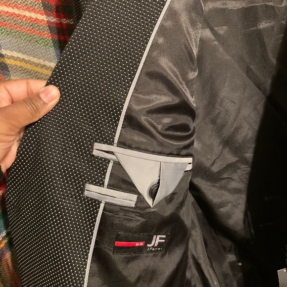 Men's "Black Diamond Dot" Formal Jacket-J. Ferrar - Picture 4 of 6